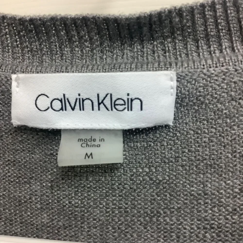 Calvin Klein grey sweater dress medium - Picture 4 of 6